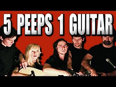 5 People 1 Guitar!