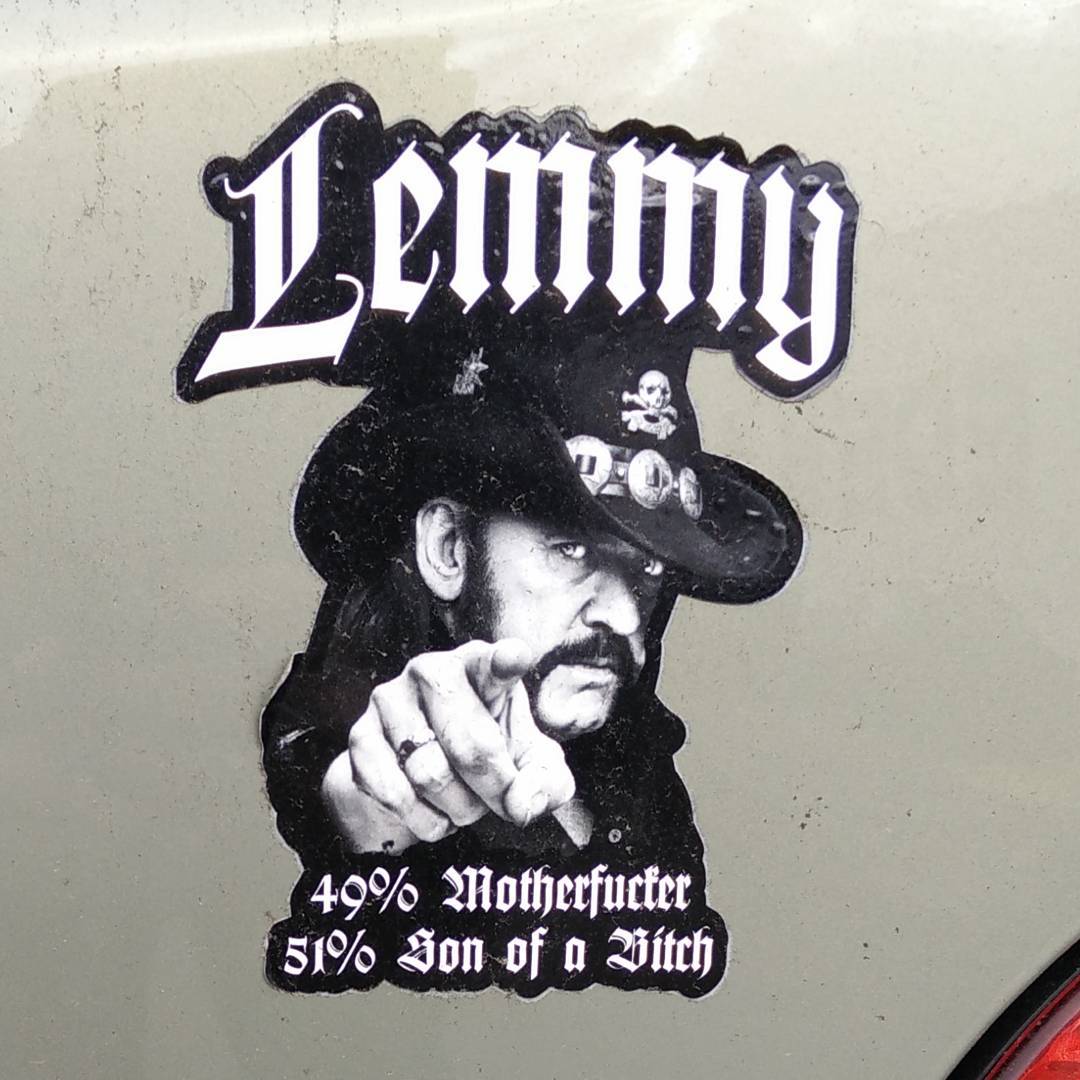 Lemmy Aufkleber