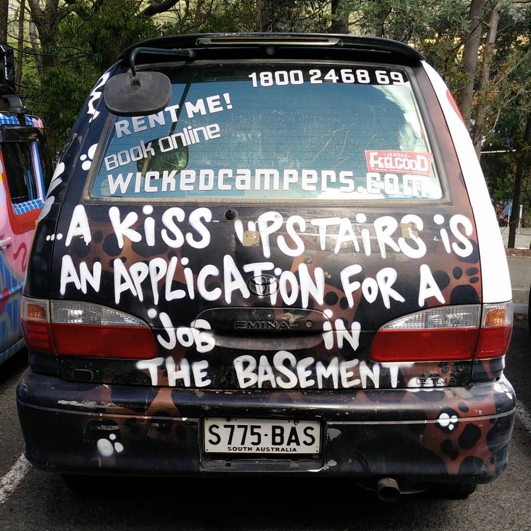I really missed the quotes and jokes of Wicked Campers