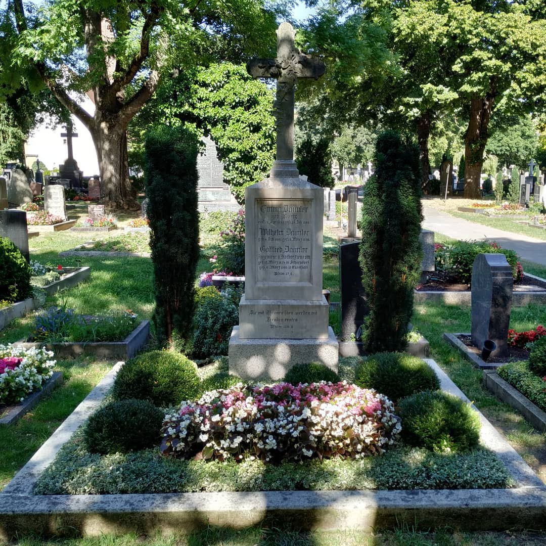 Das Grab von Gottlieb Daimler